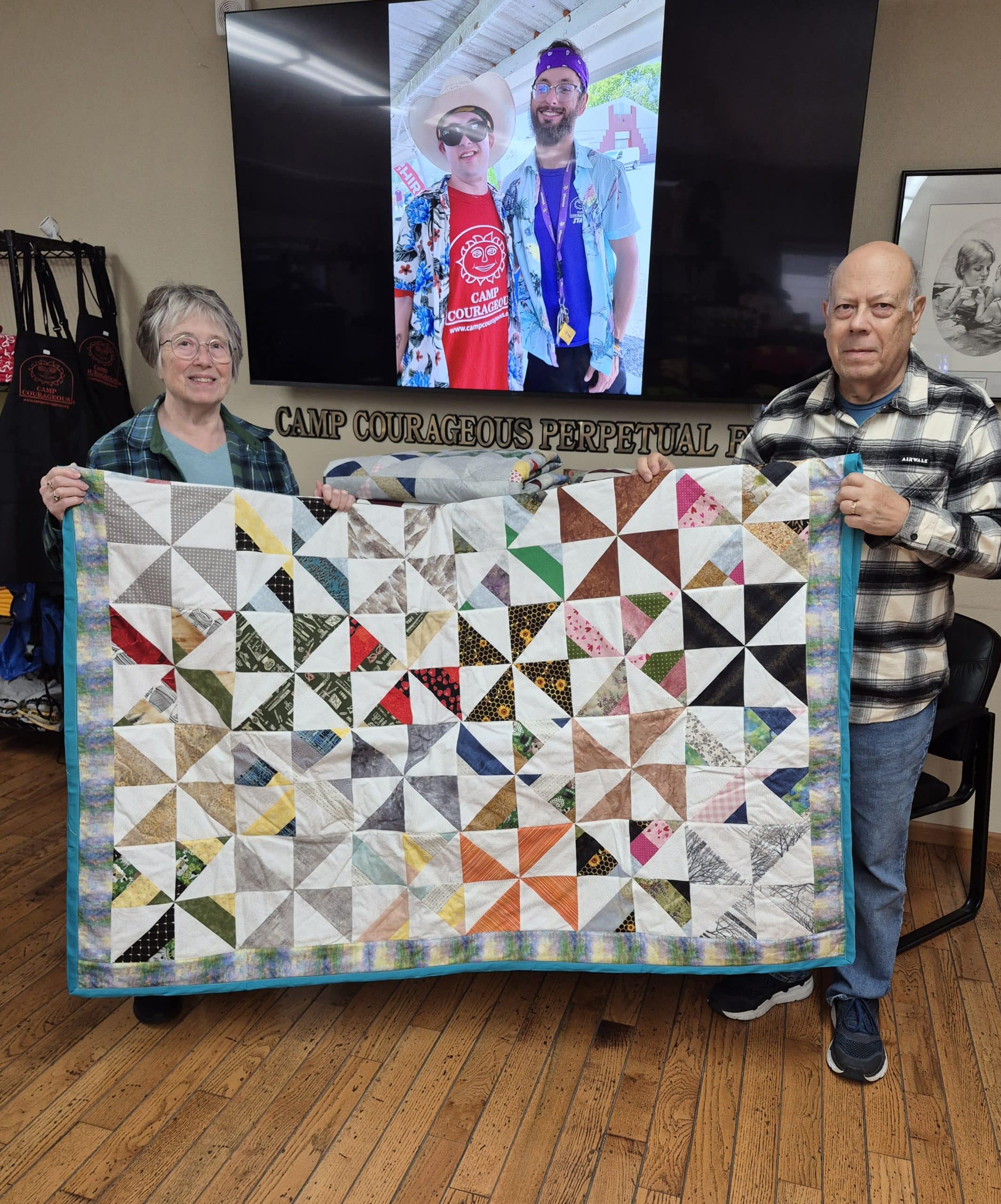 Paul and Linda Wehrman’s gift of quilts