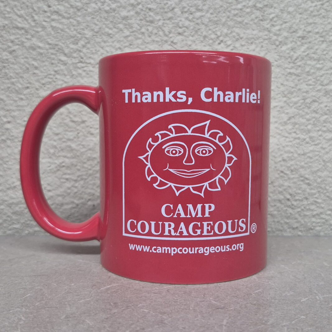 Thanks, Charlie! Camp Courageous Mug