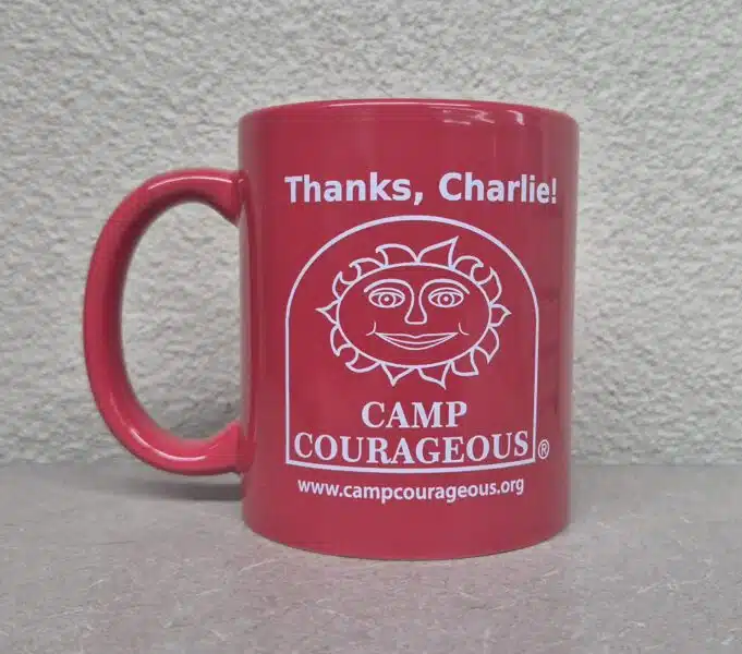 Thanks, Charlie! Camp Courageous Mug