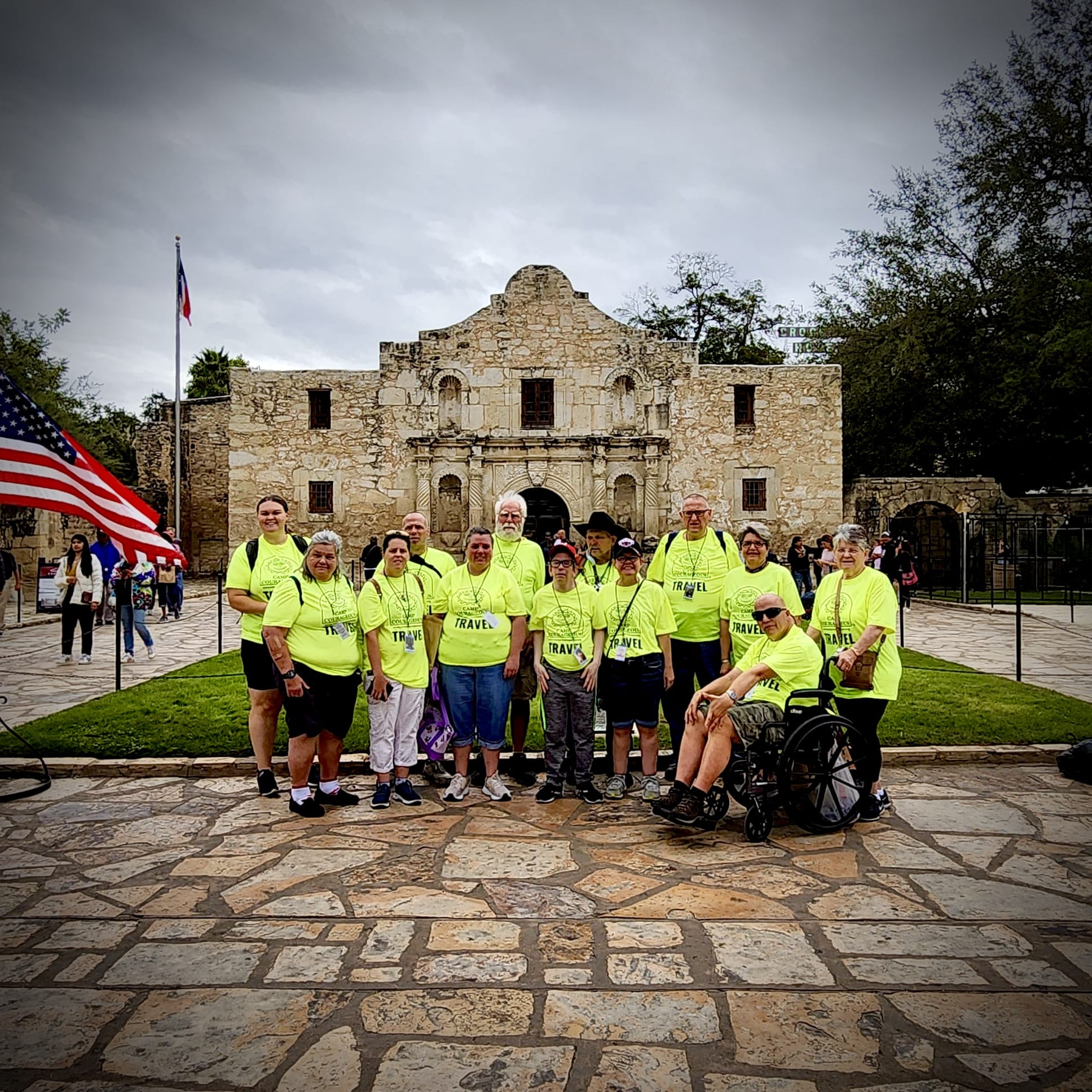 Campers ride Amtrak to San Antonio, Texas!