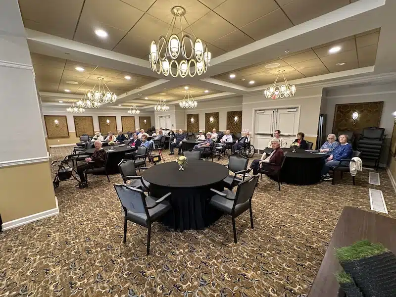 Camp Program Given To Grand Living At Indian Creek in Cedar Rapids