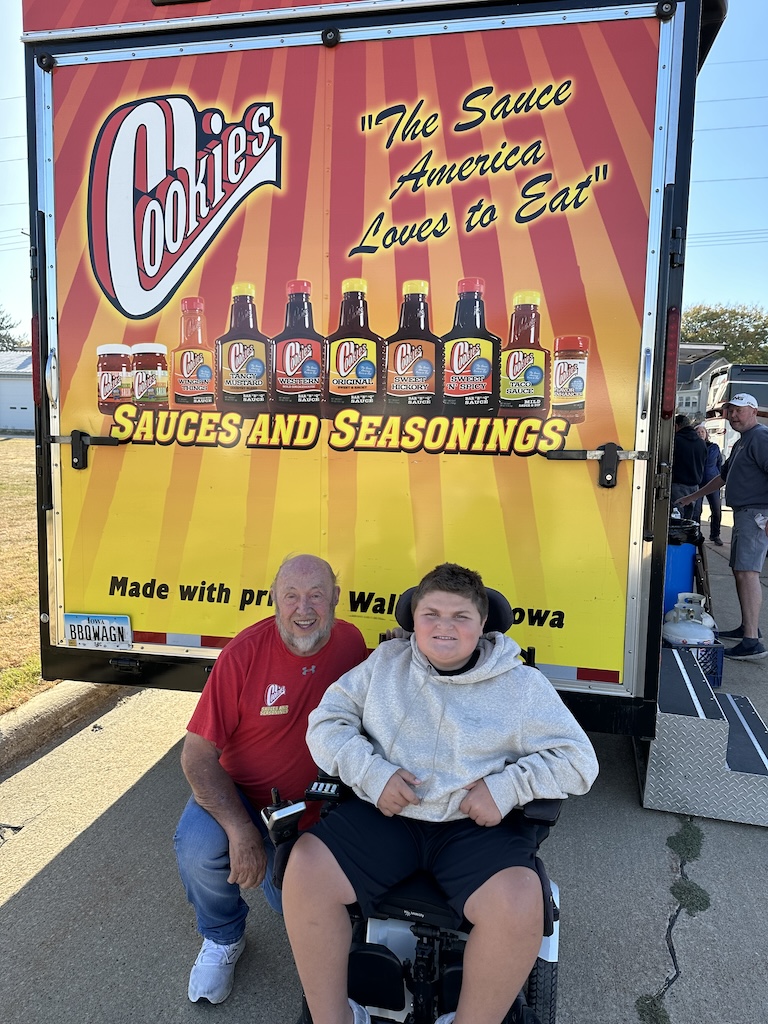 Cookies BBQ Wagon Was Back To Monticello, IA To Benefit Camp Courageous At The Monticello Fareway