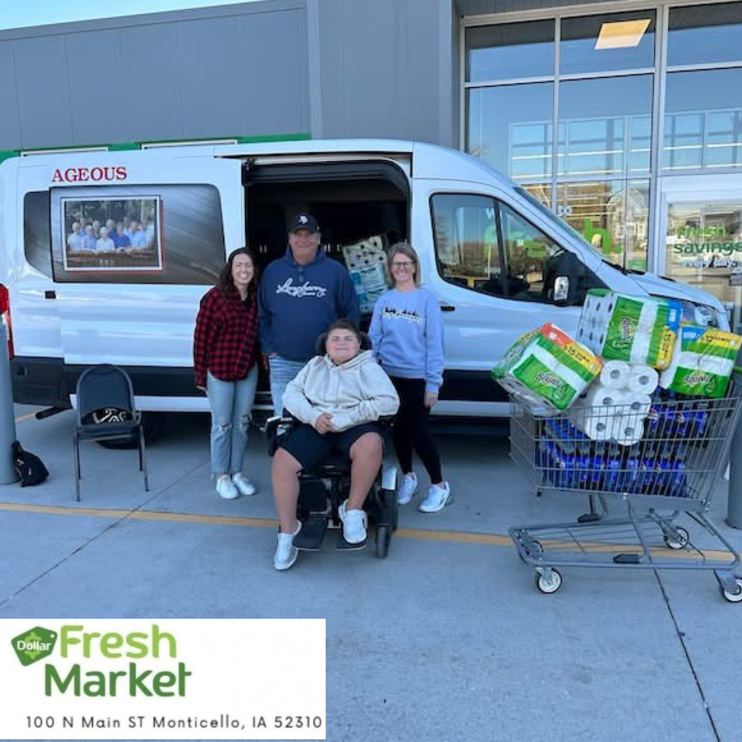 Fill The Van At The Monticello Dollar Fresh Market