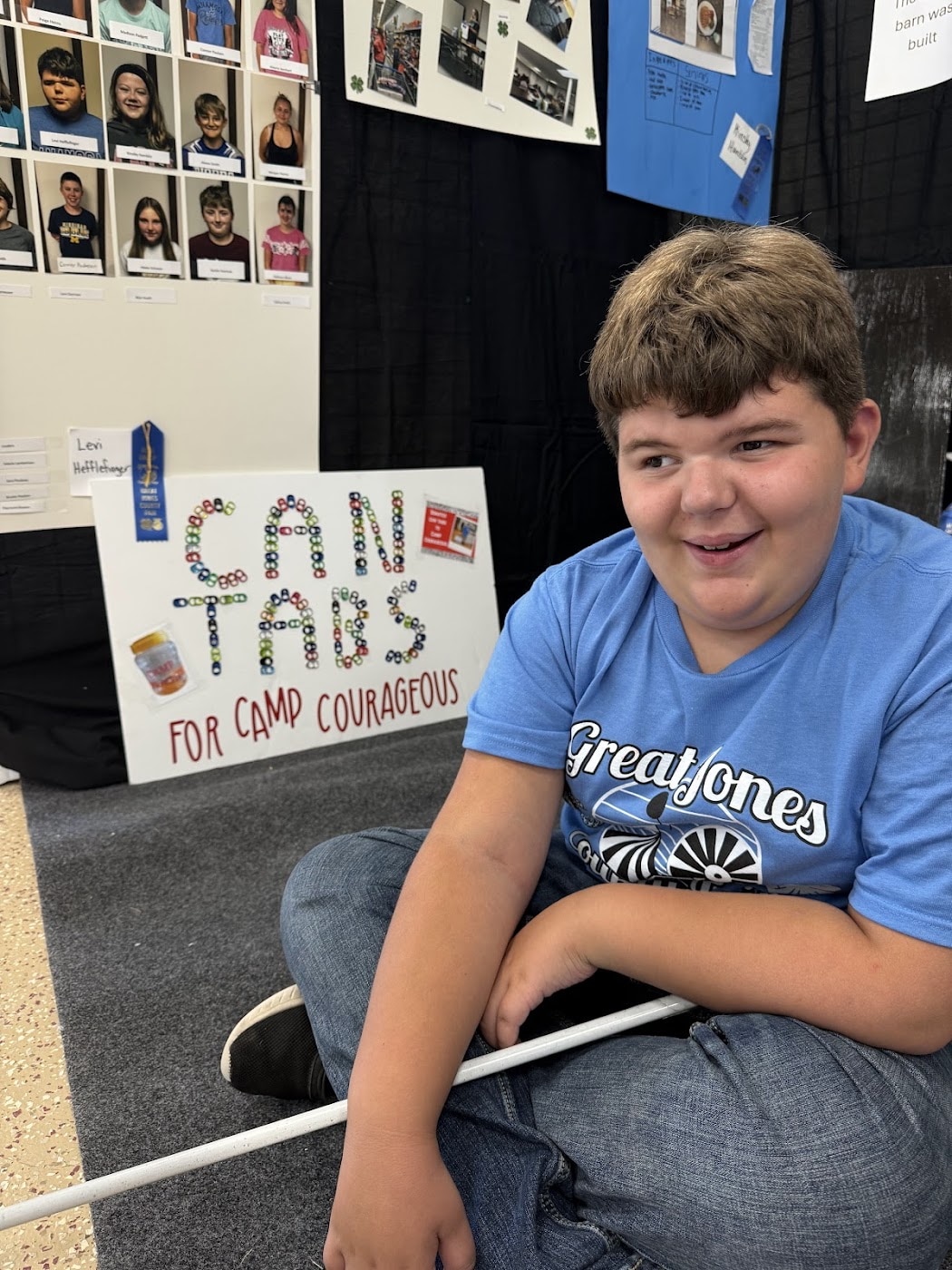 Camper Levi Hefflefinger’s Story About Collecting Can Tabs