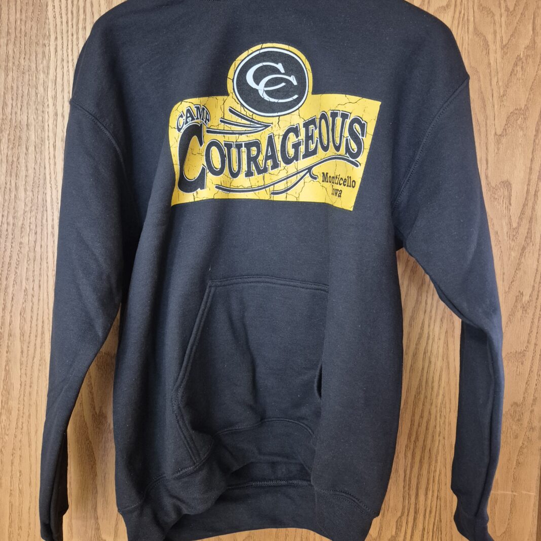 Vintage Inspired Camp Courageous Hooded Sweatshirt