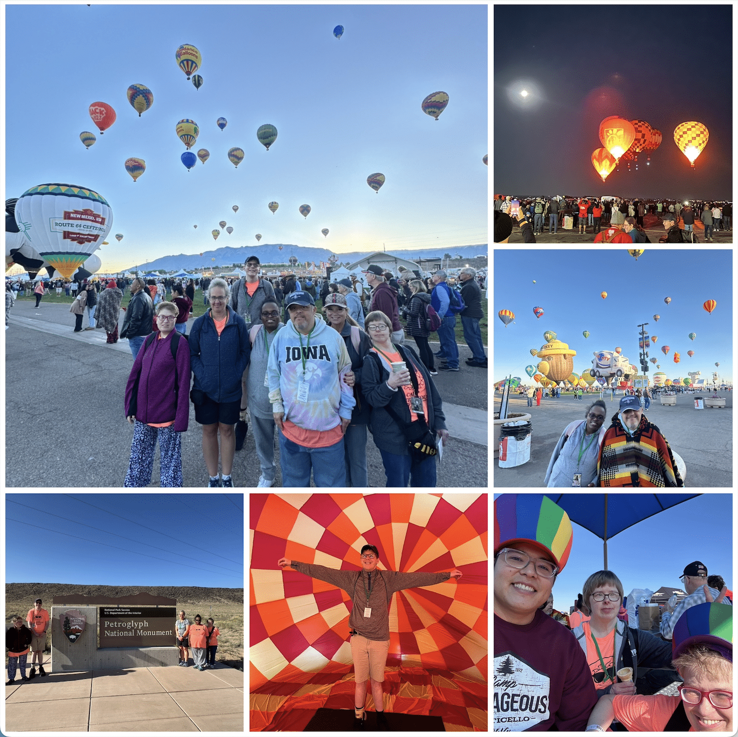 Lift off in Albuquerque, New Mexico