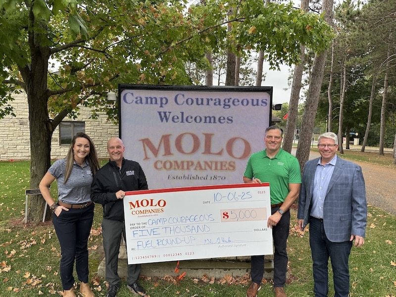 Glenn Hasken, And Our Friends At Molo Present Check From Round-Up!