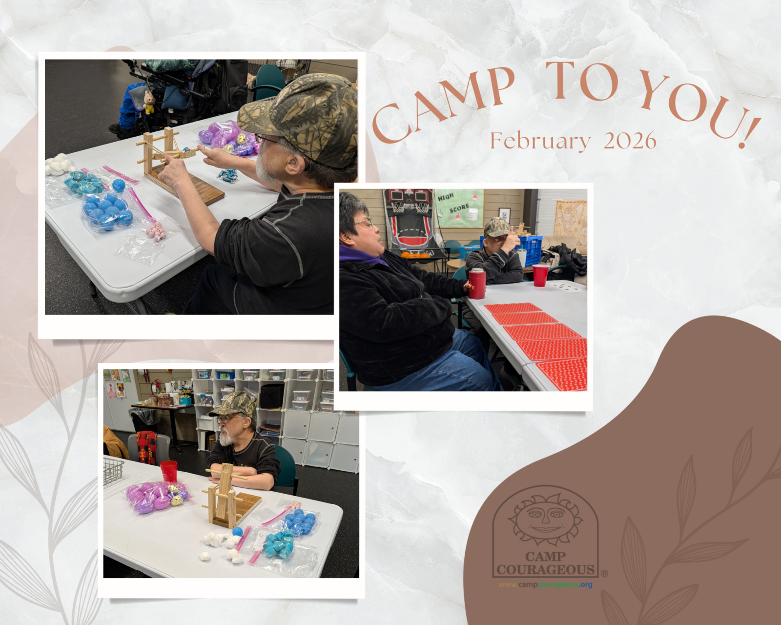 Cards and Catapults at Camp To You!