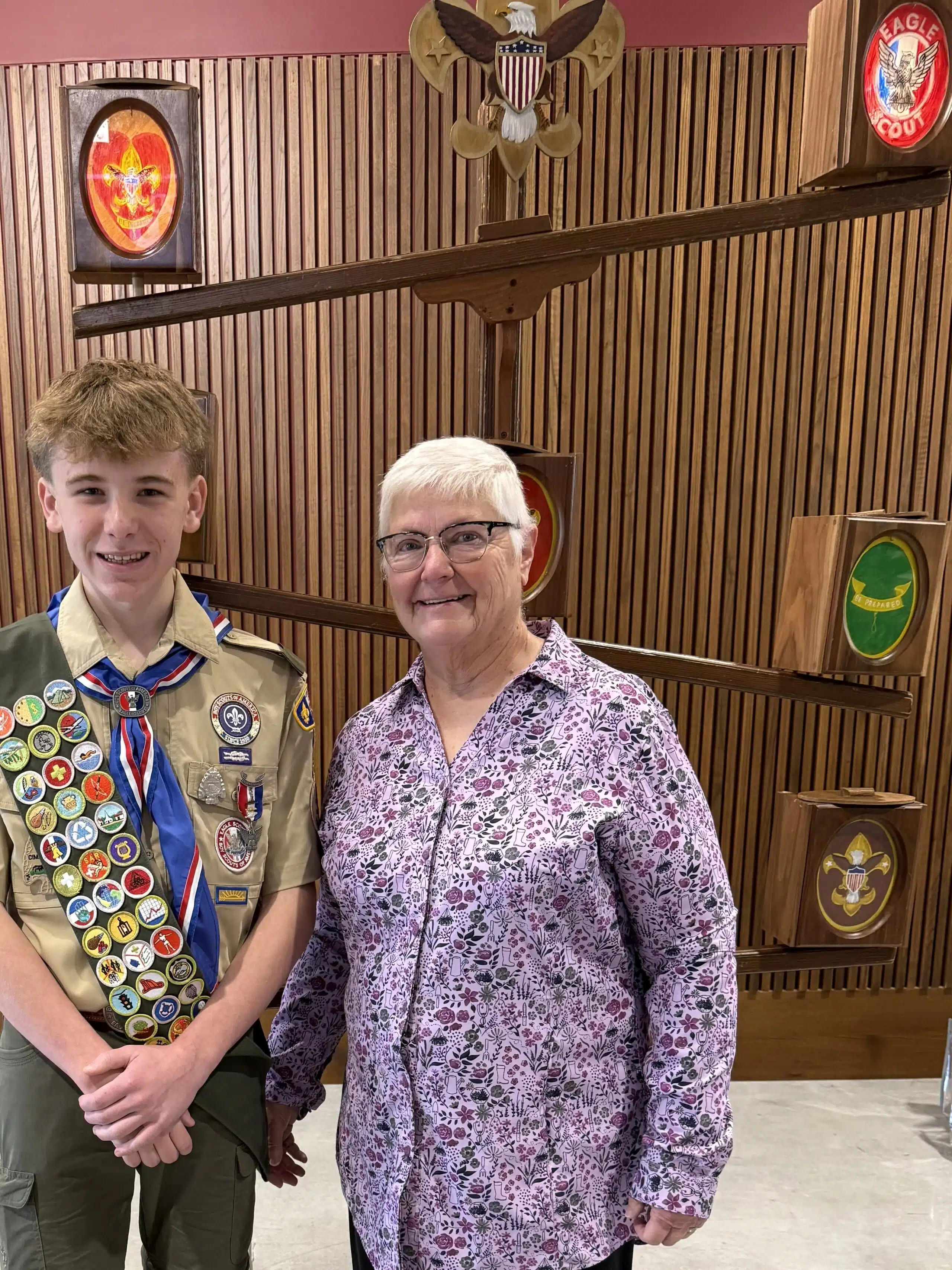 Eagle Scout project at Camp Courageous