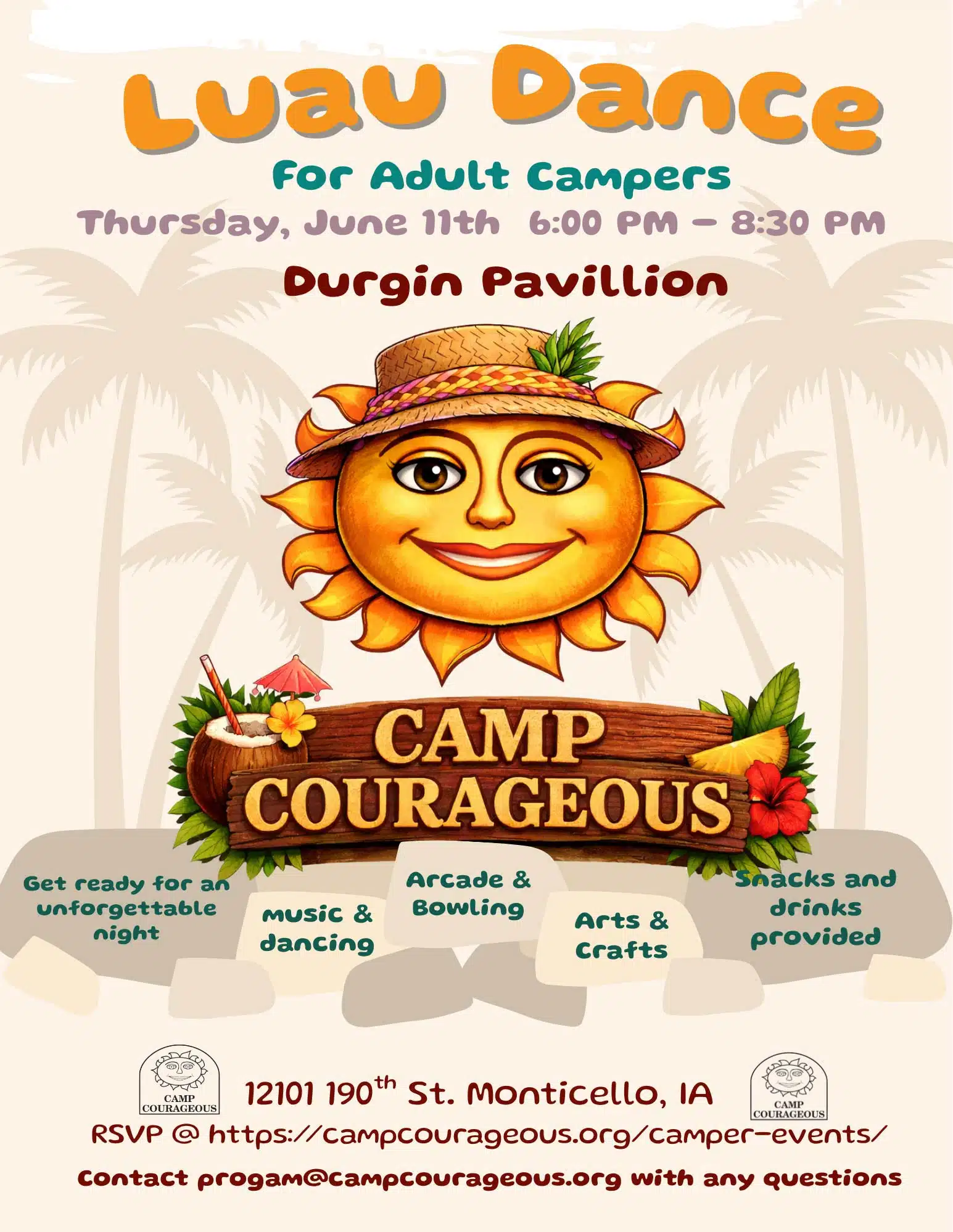2026 Luau Dance Flyer